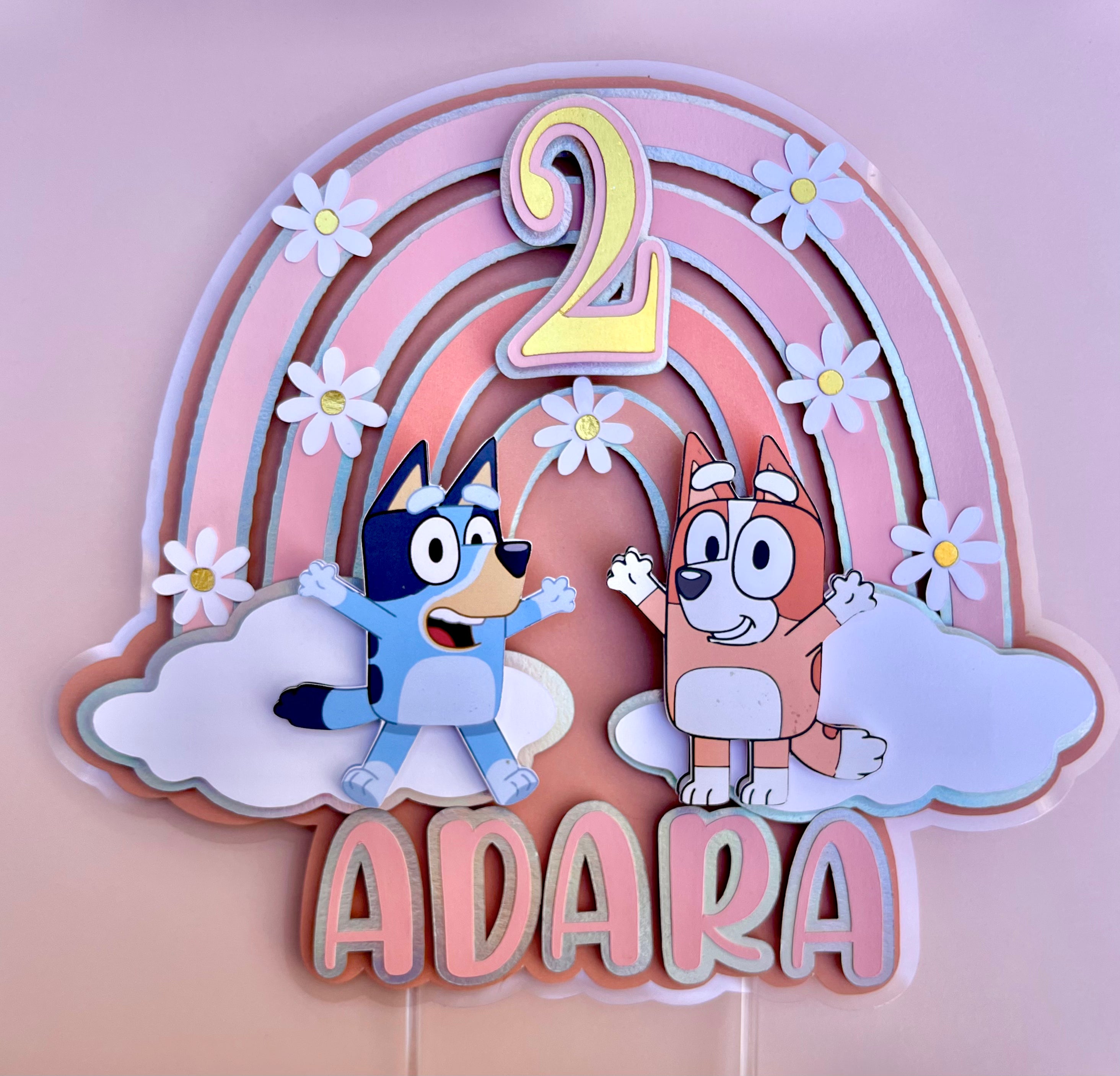Bluey Cake Topper