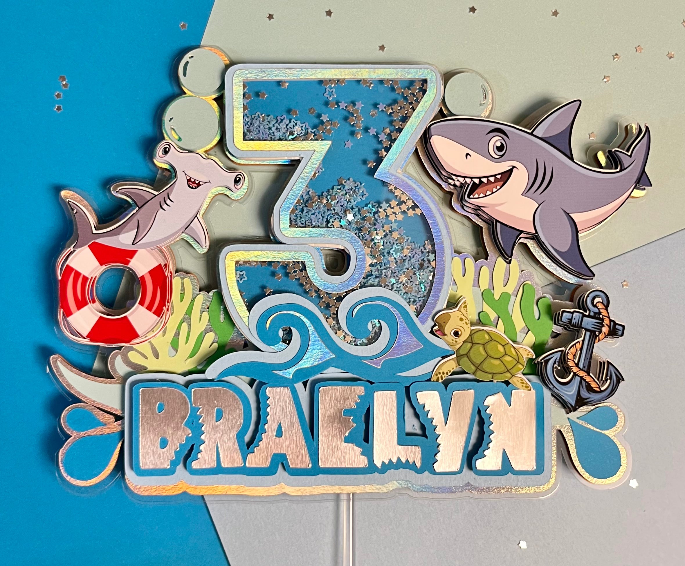 Shark Cake Topper