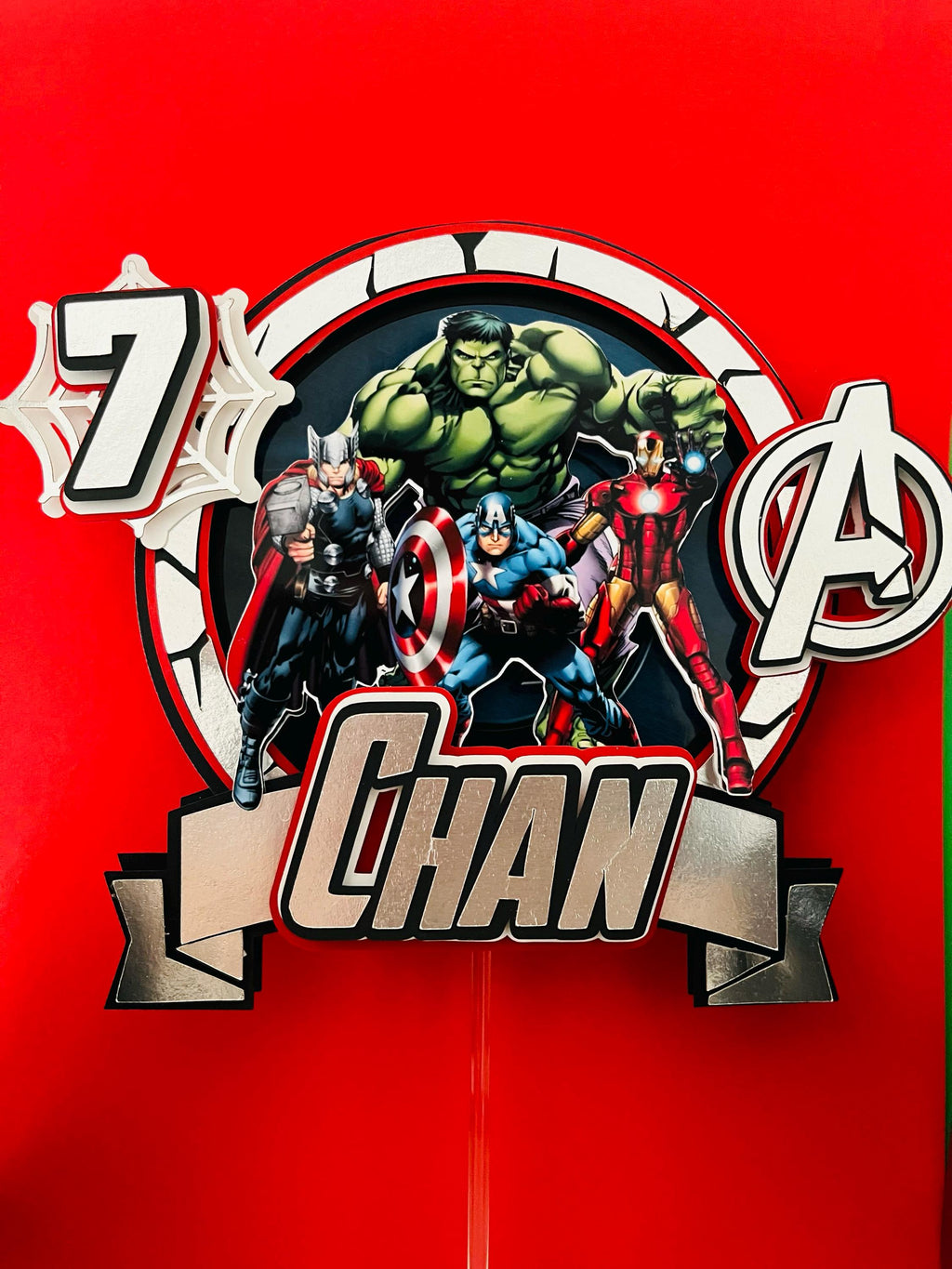 Avengers Cake Topper