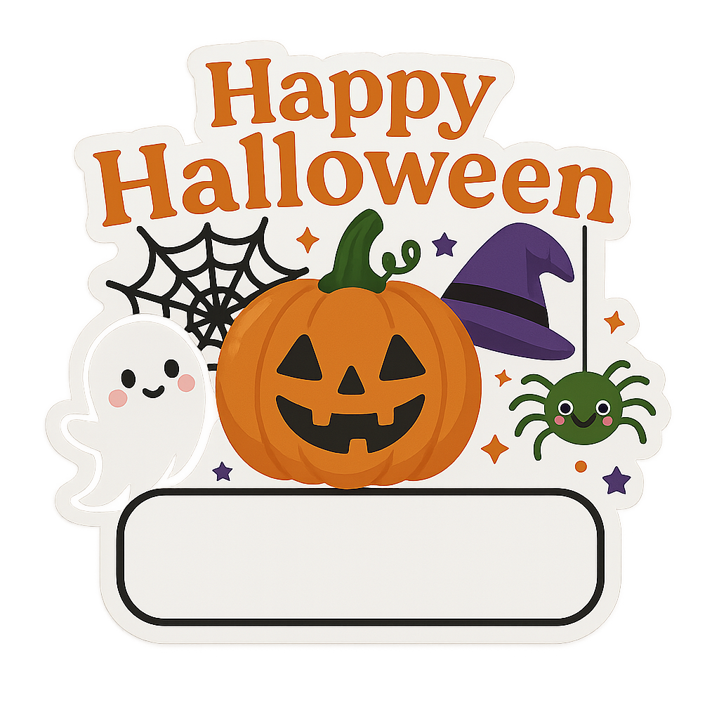 Spooky Cute Halloween Sticker