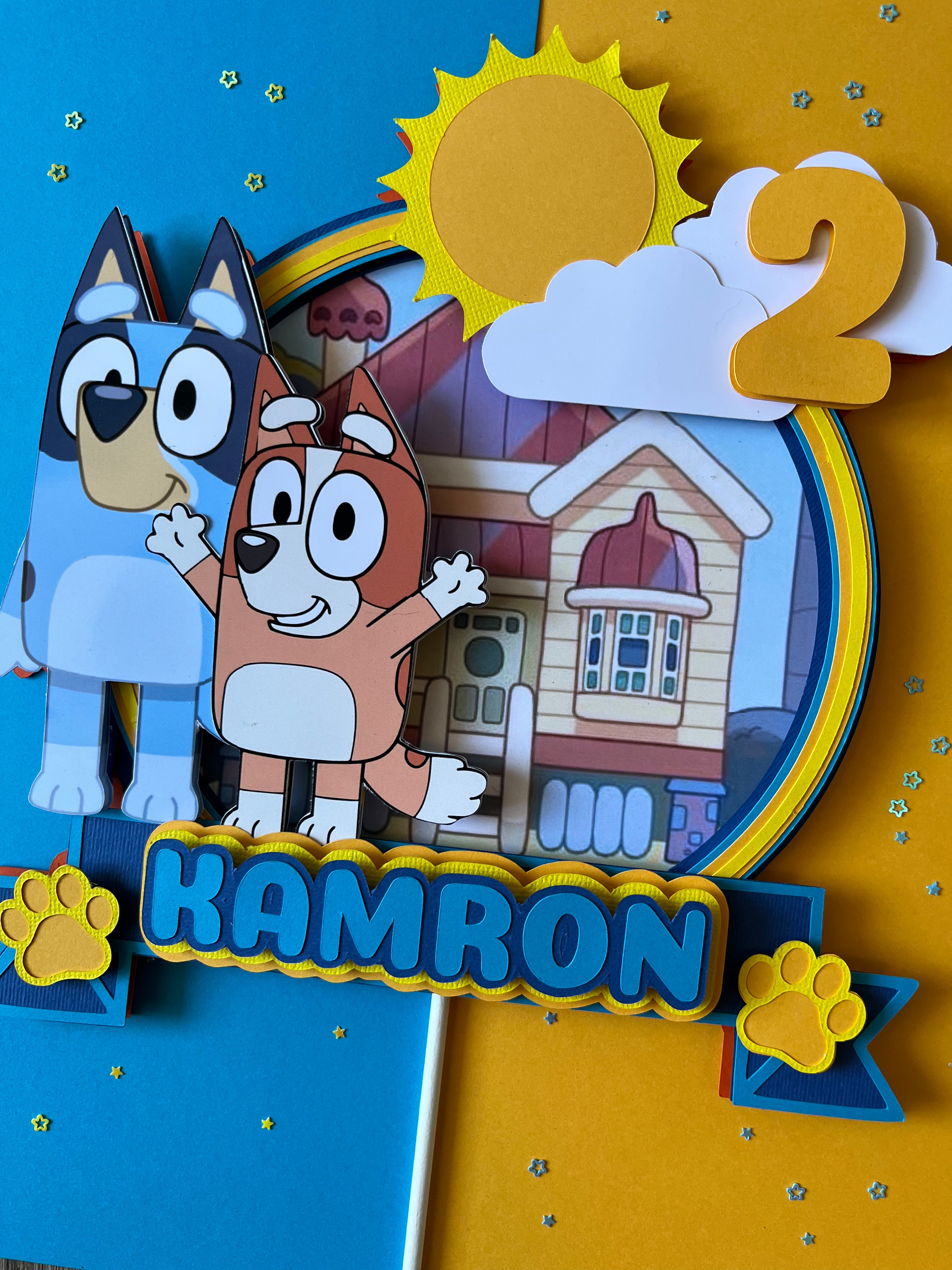 Bluey & Bingo Cake Topper