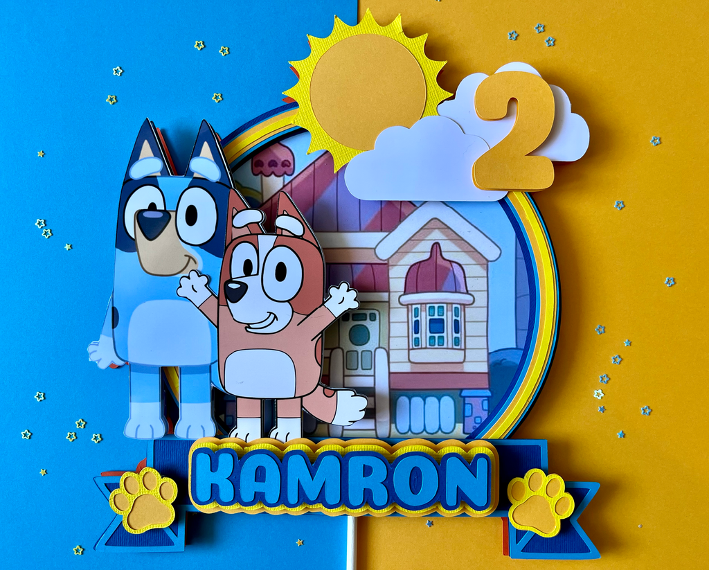Bluey & Bingo Cake Topper