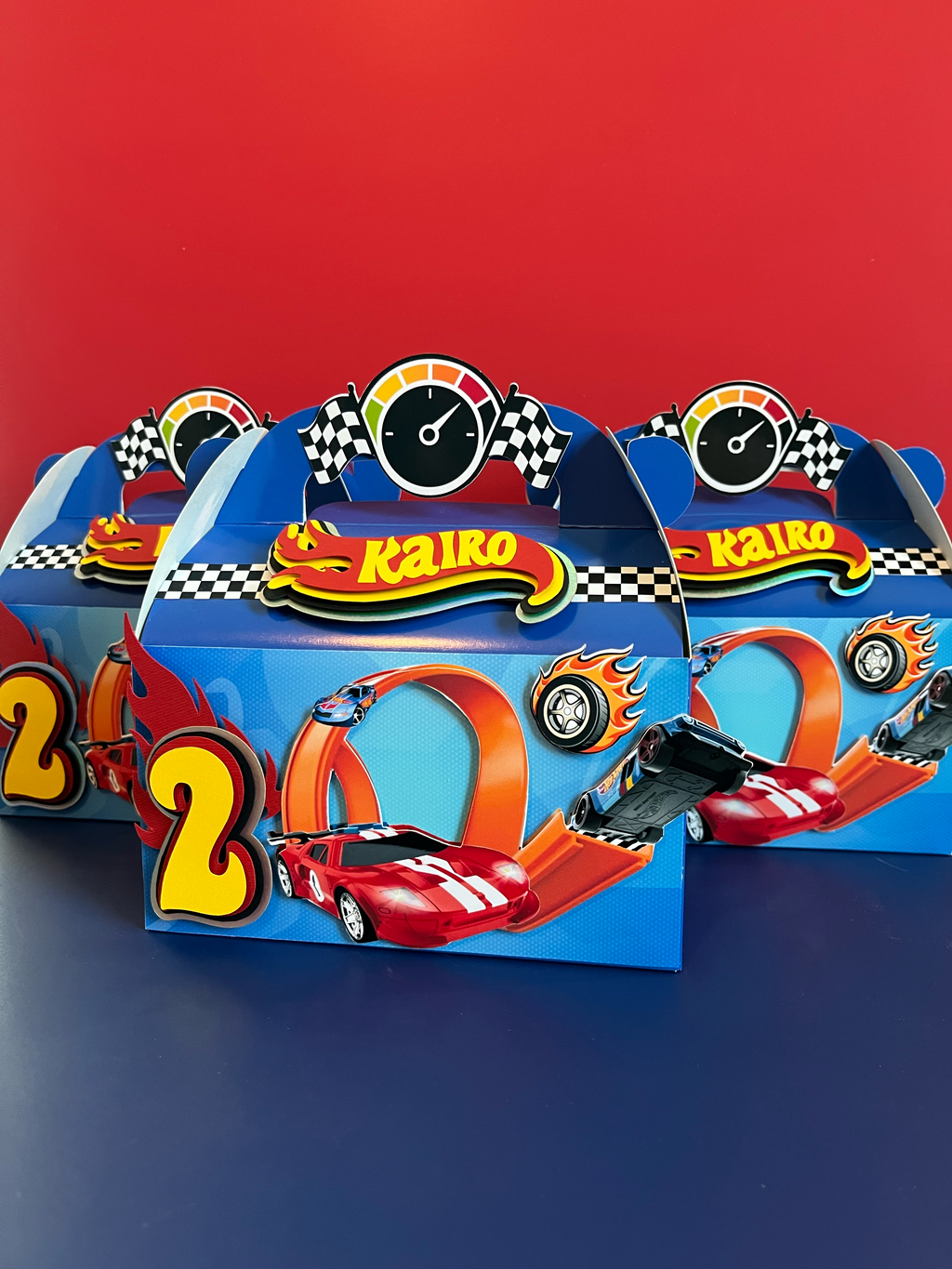 Race Car Birthday Gable Box