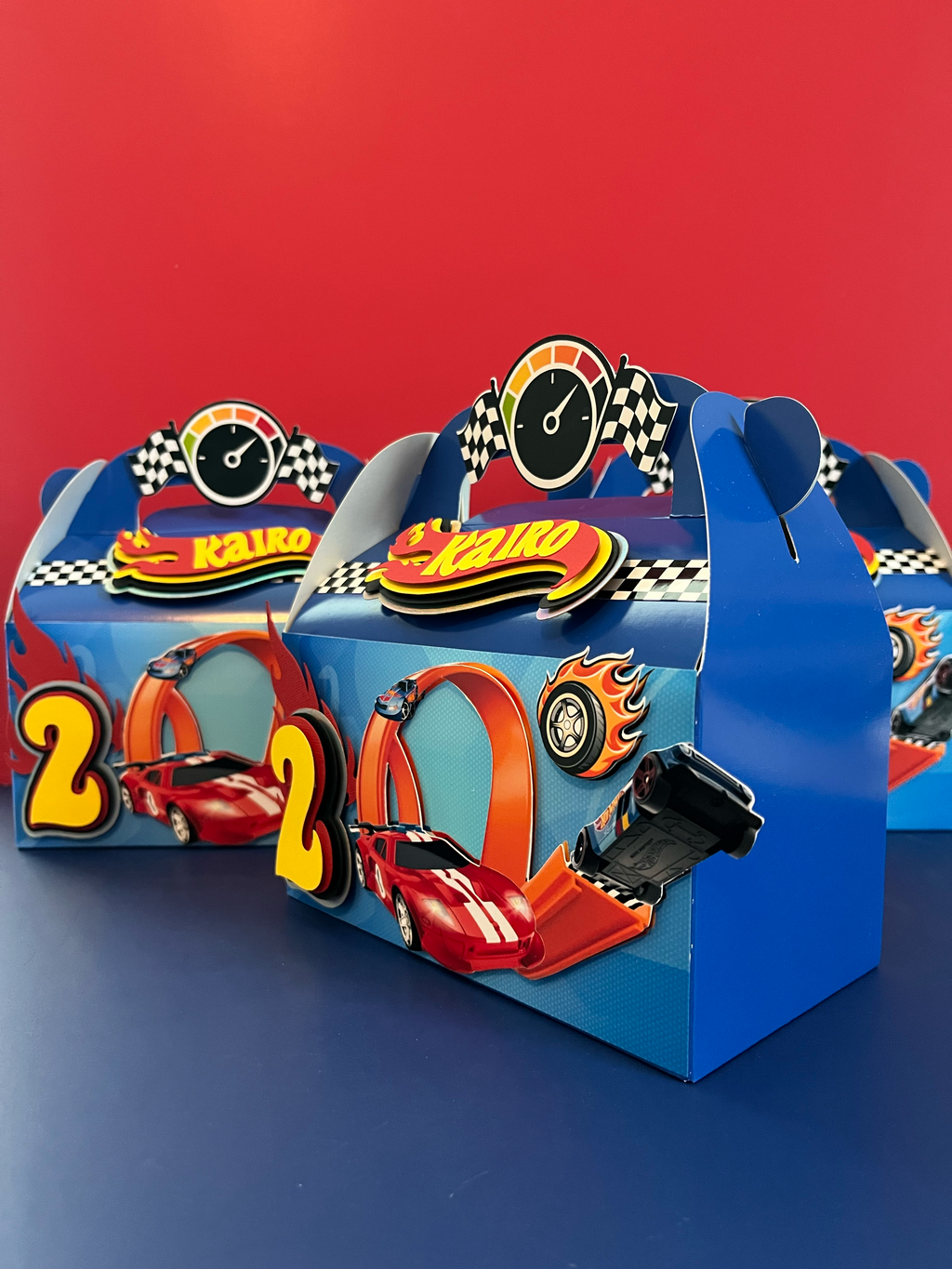 Race Car Birthday Gable Box