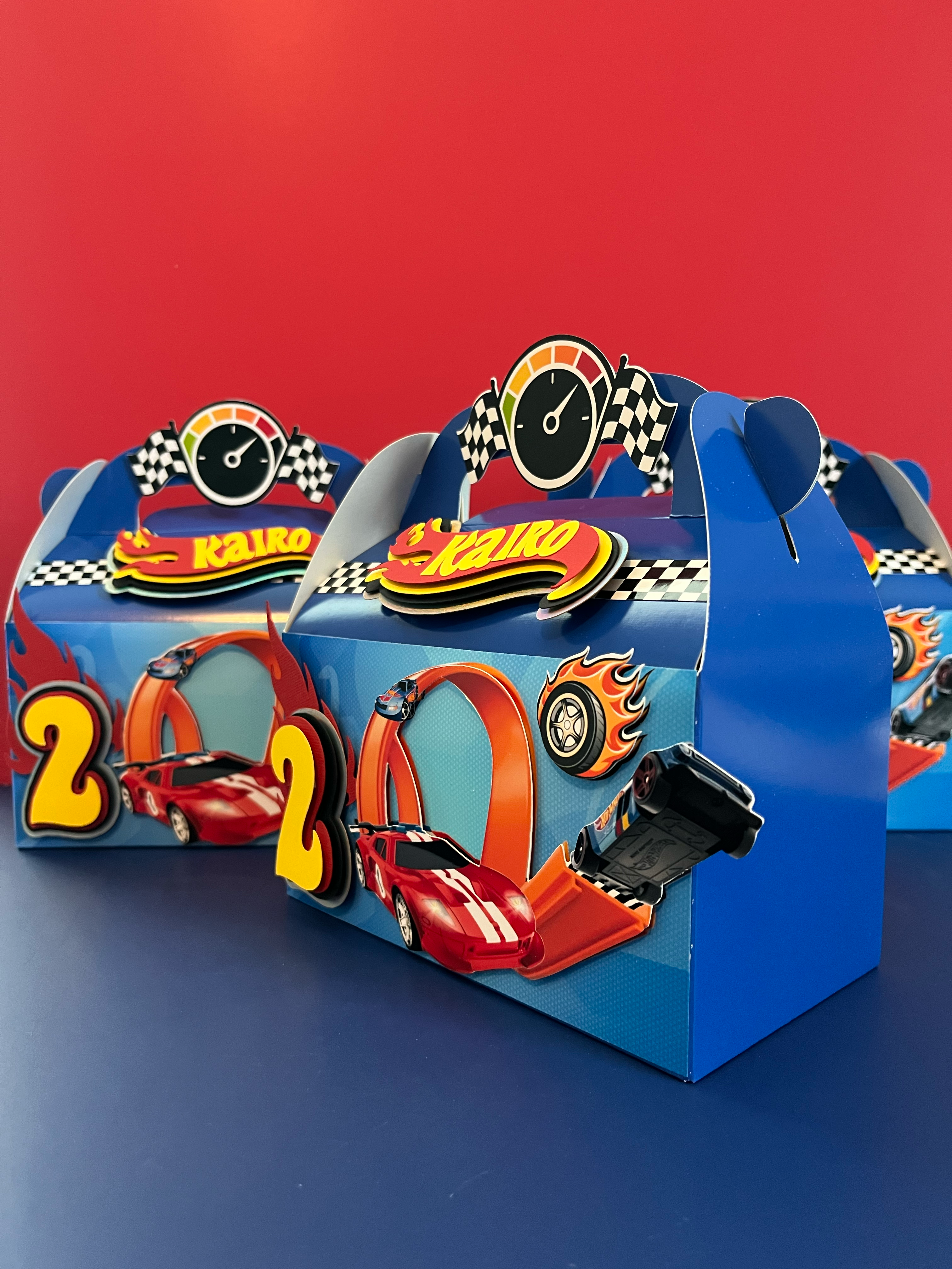 Race Car Birthday Gable Box