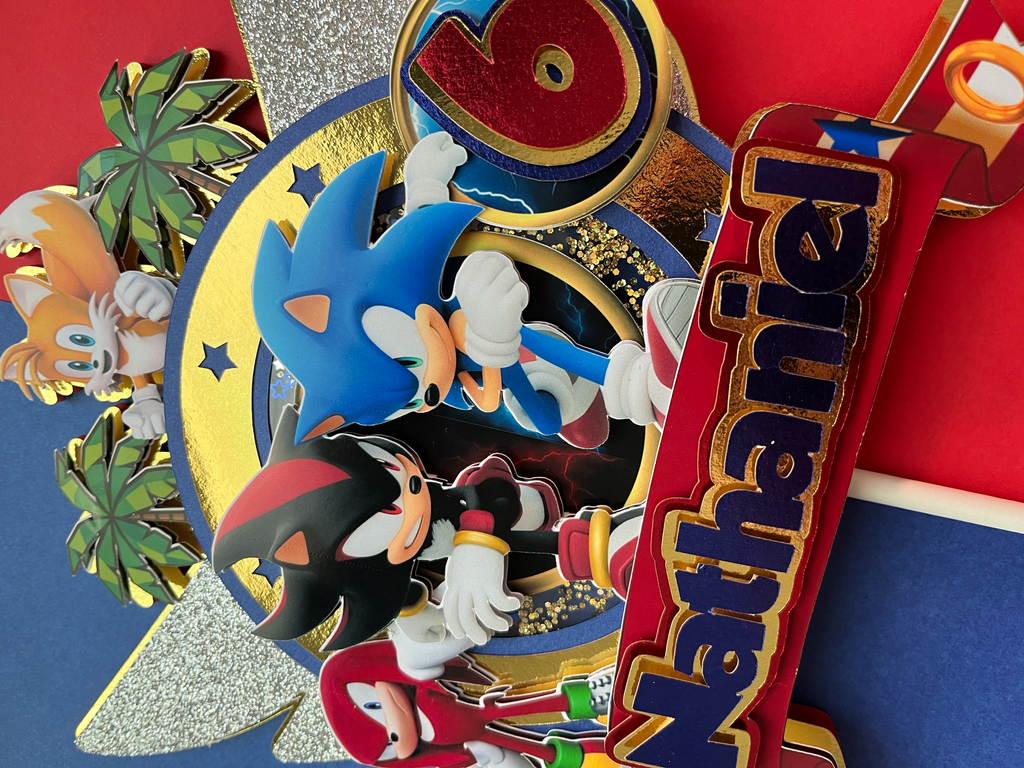 Sonic Universe Cake Topper