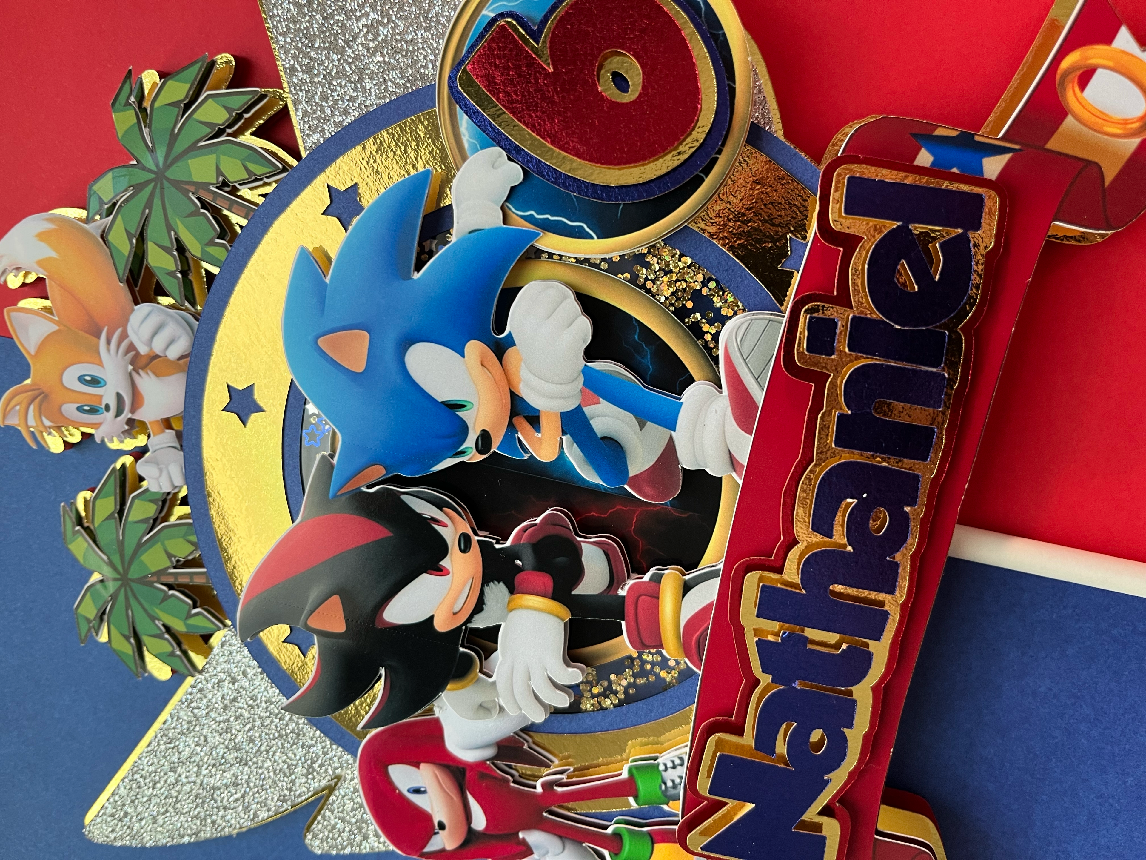 Sonic Universe Cake Topper