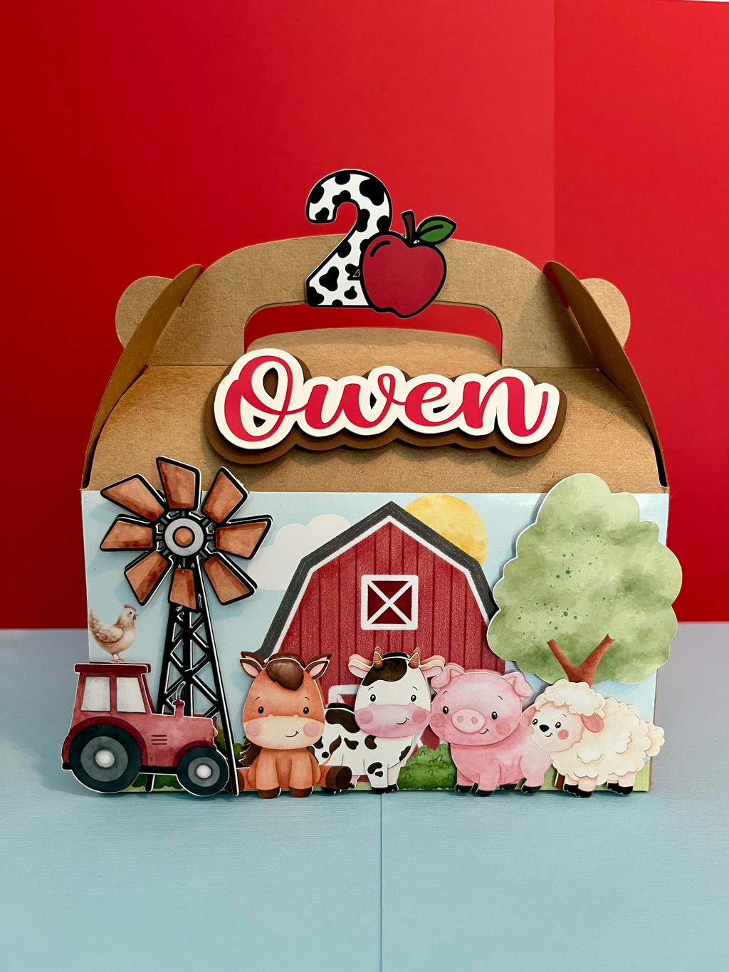 Barnyard Party Gable Box