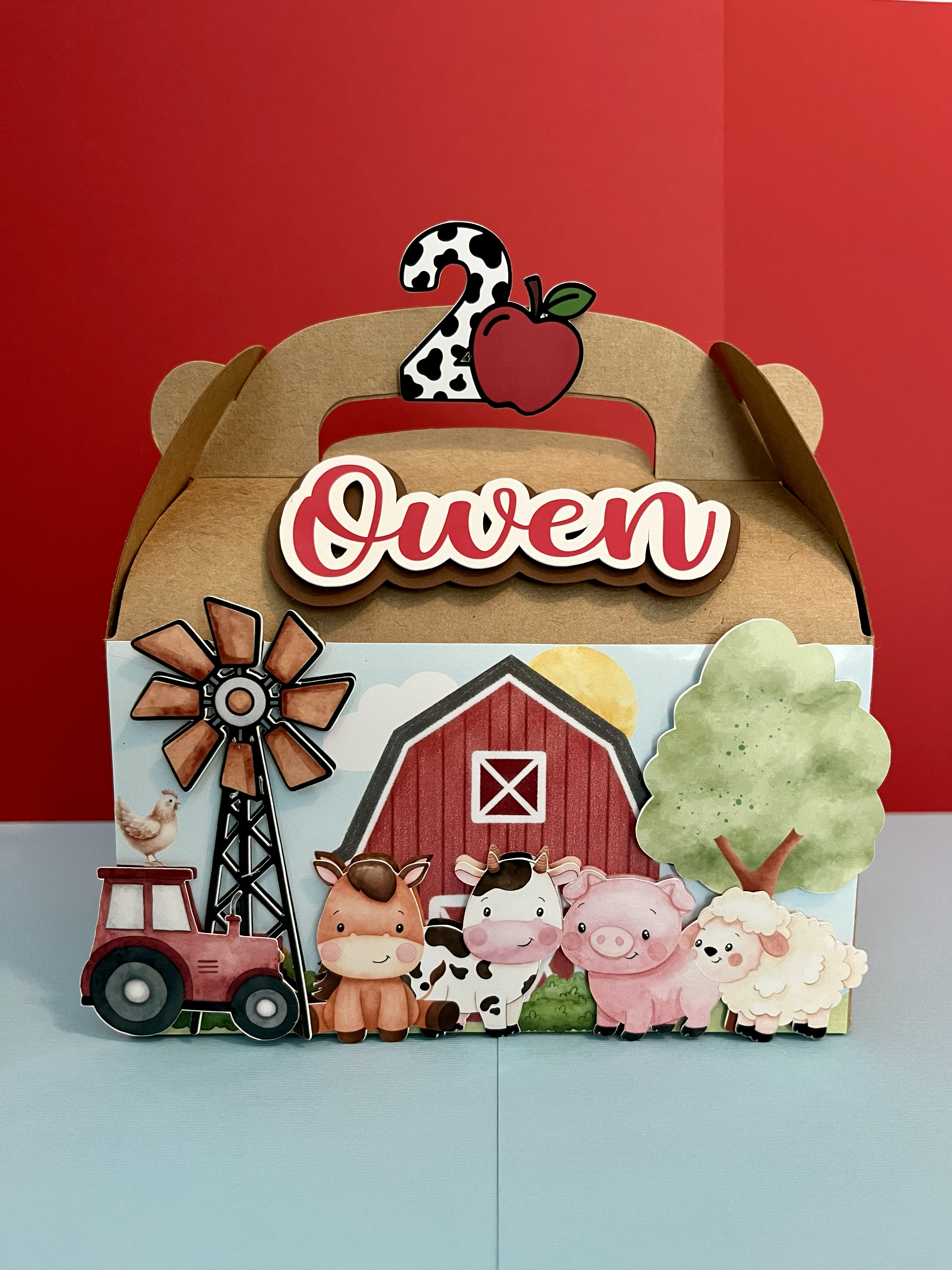 Barnyard Party Gable Box