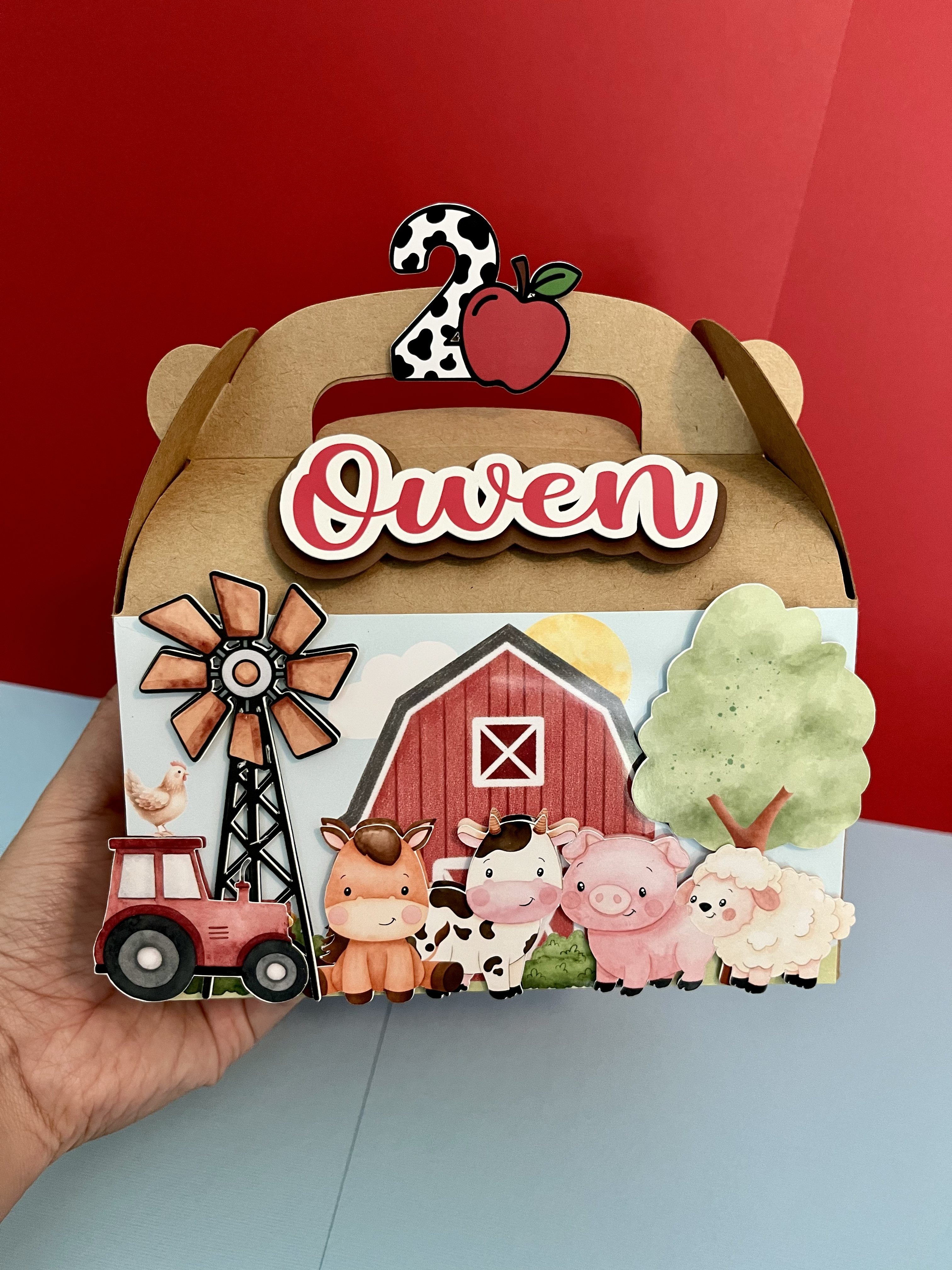 Barnyard Party Gable Box
