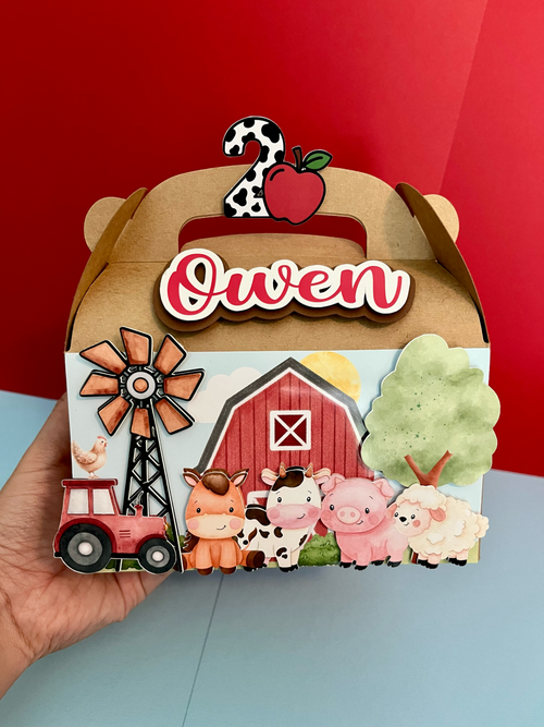 Barnyard Party Gable Box