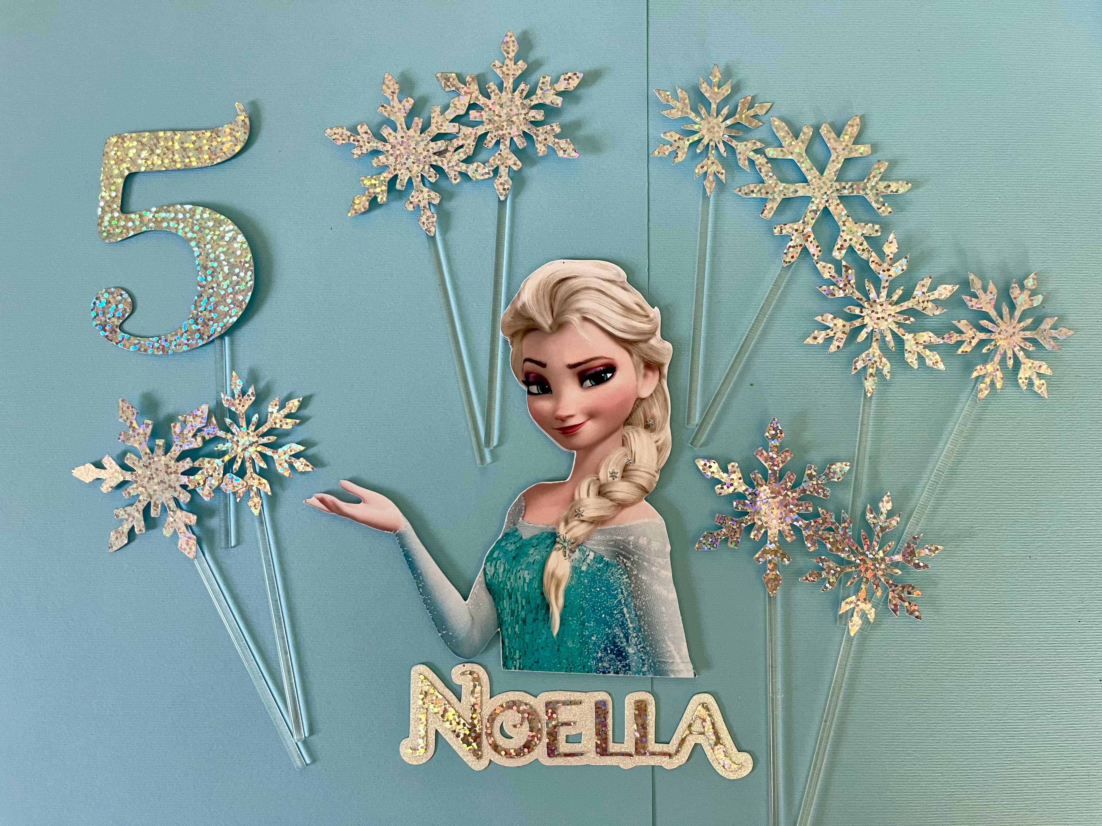 Frozen Cake Topper Set