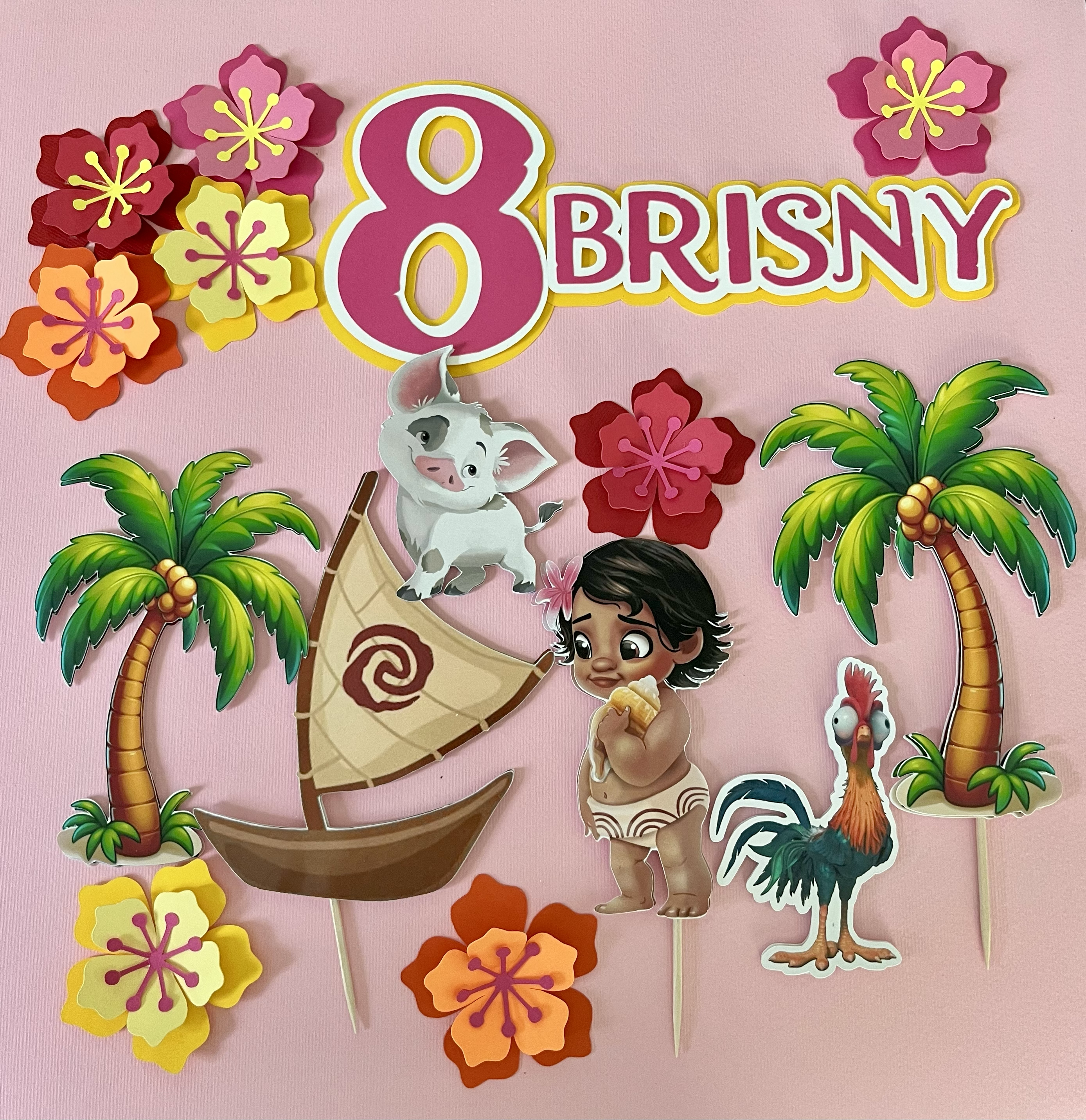 Personalized Cake Topper Set