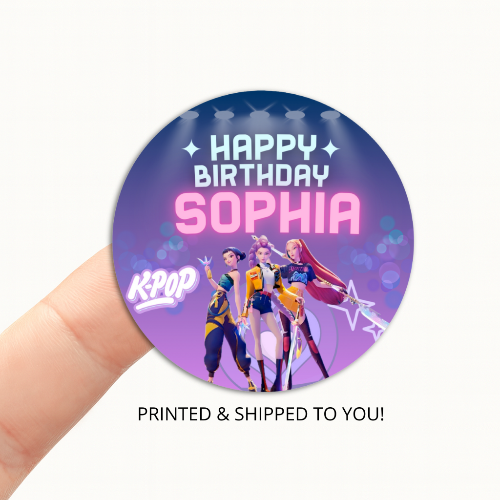 K-Pop Birthday Stickers