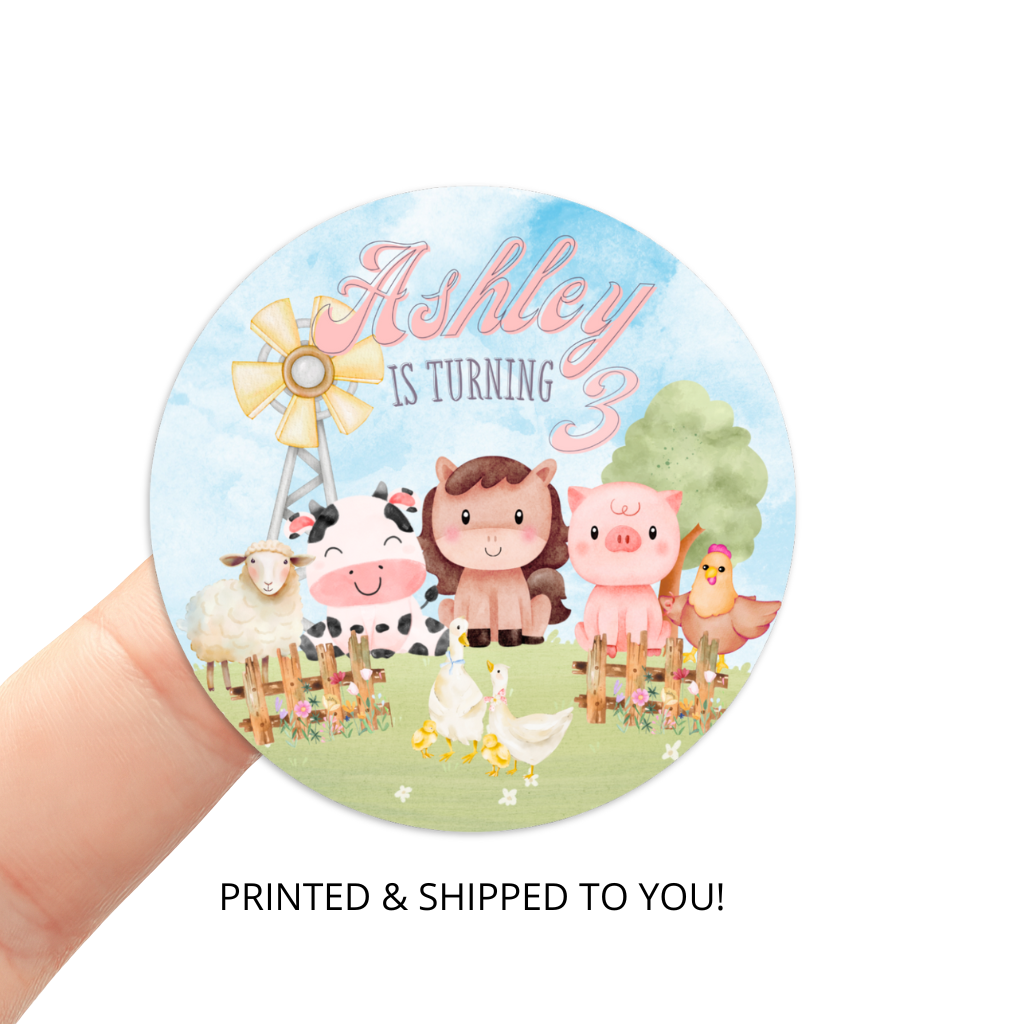 Farm Animals Stickers