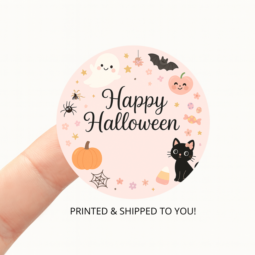 Halloween Black Cat Sticker