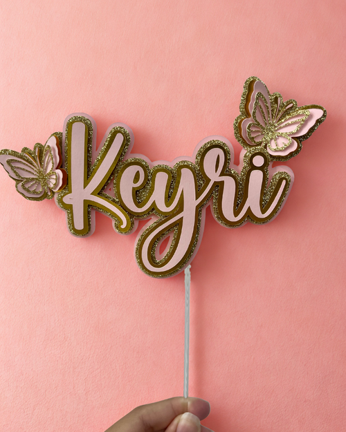Butterfly Birthday Cake Topper