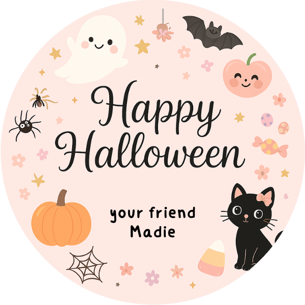 Halloween Black Cat Sticker